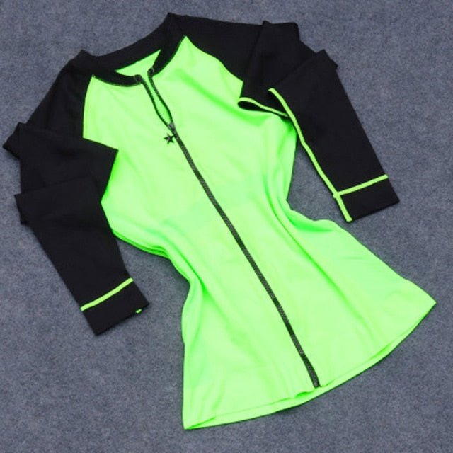 BESGO Spring Autumn Women Sports Jacket Fitness Long Sleeve Zipper Jacket Silm Coat Thumbhole Women Yoga Jacket Running shirts