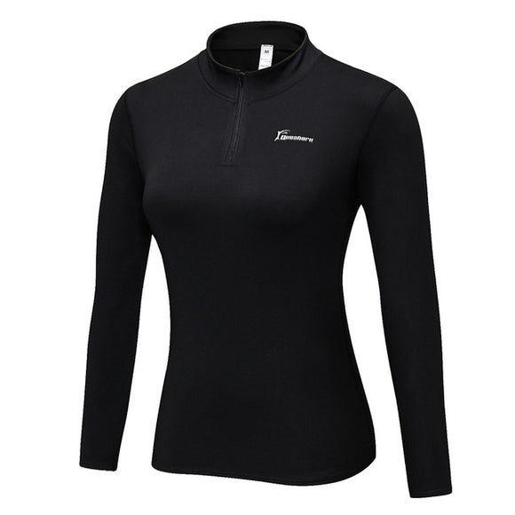 Winter Fleece Mandalin Collar Running Jacket Yoga Shirt Fitness Long Sleeve Neckwear Gym Training Elastic Tight Sweatshirt