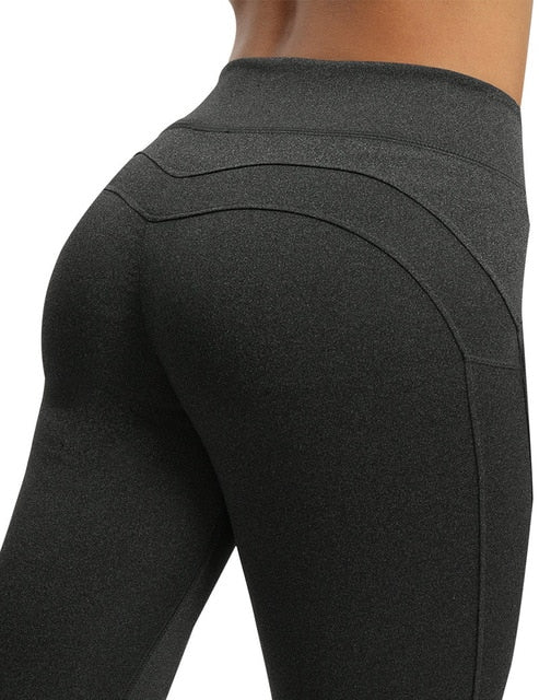NORMOV Fitness Leggings Women High Waist Workout Push Up Leggins Casual Women Pants Mujer Patchwork Leggings Plus Size Feminina